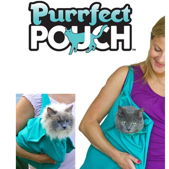 Purrfect Pouch Other - Calming Cat Carrier Purrfect Pouch Green